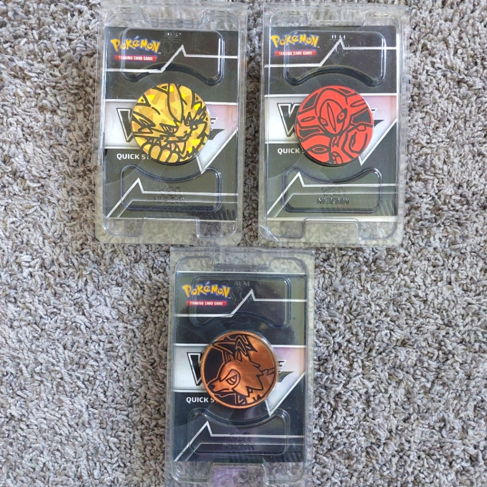 Pokemon Zeraora Deoxys Lycanroc V Battle Pokémon Card Set